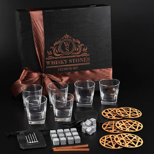 WhiskyStones™ Box of 6 "Luminarc Sterling" glasses