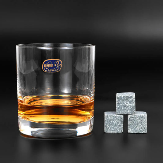 WhiskyStones™ Box of 2 "Bohemia Barline" glasses