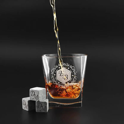WhiskyStones™ Box of 2 "Luminarc Sterling" glasses