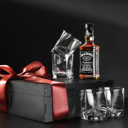 WhiskyStones™ Box of 4 "Luminarc Sterling" glasses
