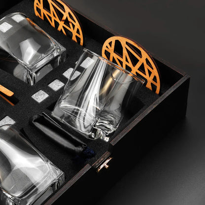 WhiskyStones™ Box of 4 "Luminarc Sterling" glasses