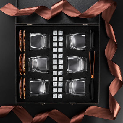 WhiskyStones™ Box of 6 "Luminarc Sterling" glasses