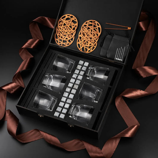 WhiskyStones™ Box of 6 "Luminarc Sterling" glasses