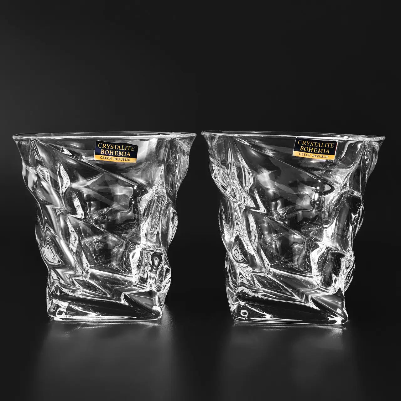 WhiskyStones™ Box of 2 "Bohemia Casablanca" glasses