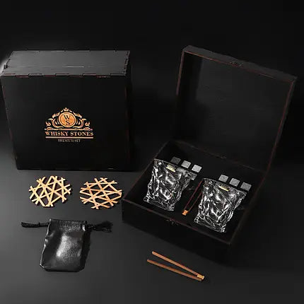 WhiskyStones™ Box of 2 "Bohemia Casablanca" glasses