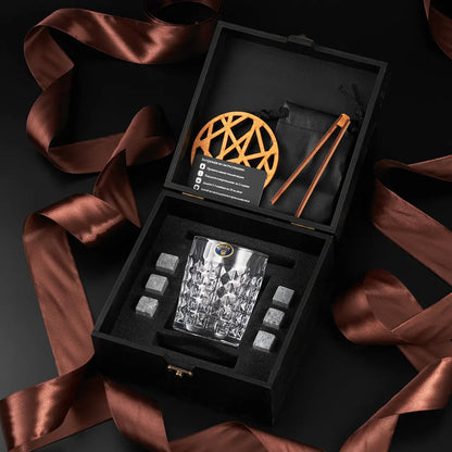 WhiskyStones™ Box of 1 "Bohemia Diamond" glass