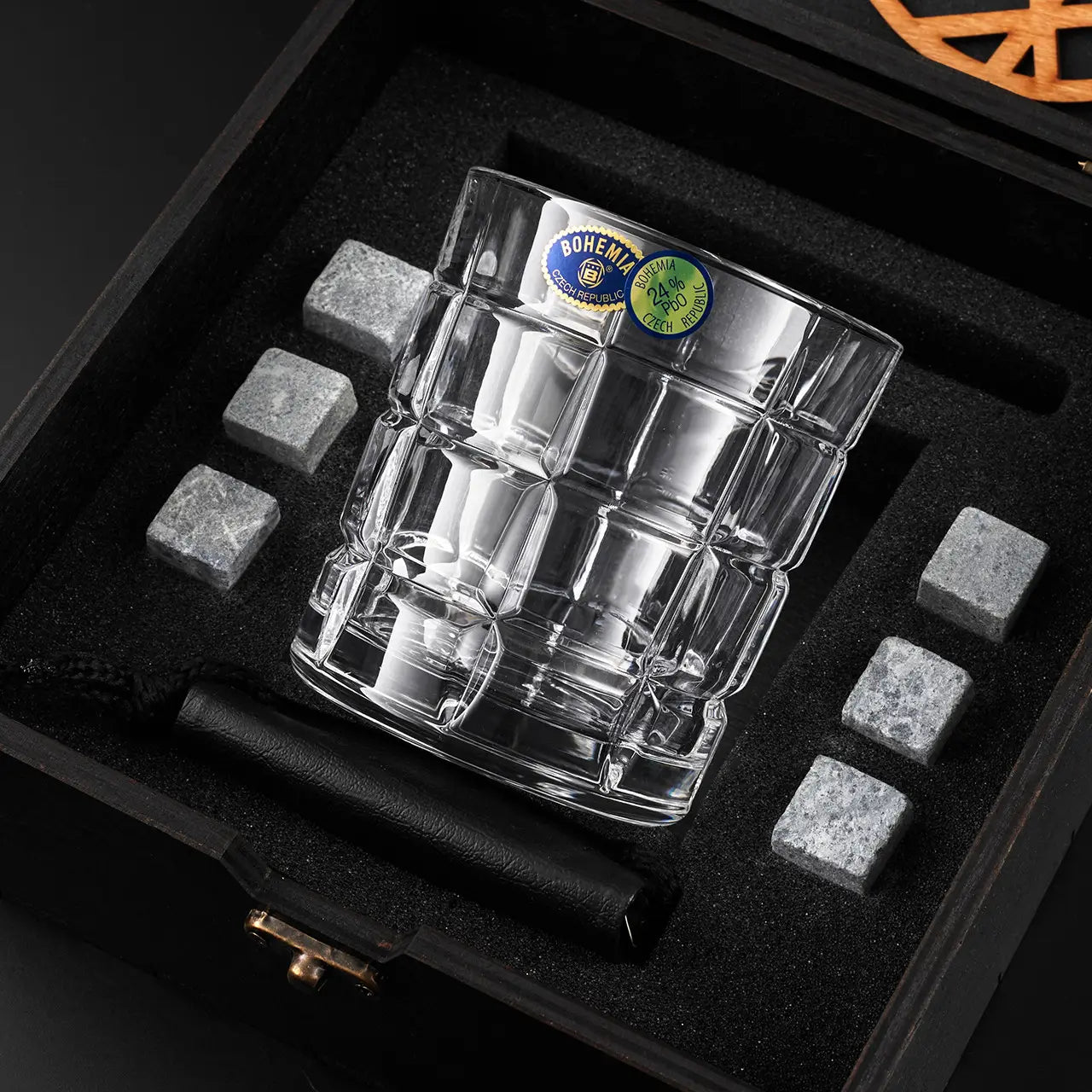 WhiskyStones™ Box of 1 "Bohemia Timesquare" crystal glass