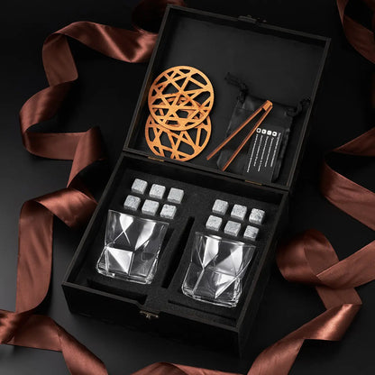 WhiskyStones™ Box of 2 "Bormioli Rocco Cassiopea" glasses