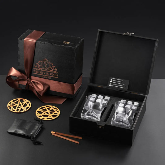 WhiskyStones™ Box of 2 "Bormioli Rocco Cassiopea" glasses