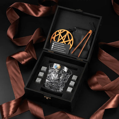 WhiskyStones™ Box of 1 "Bohemia Glacier" crystal glass