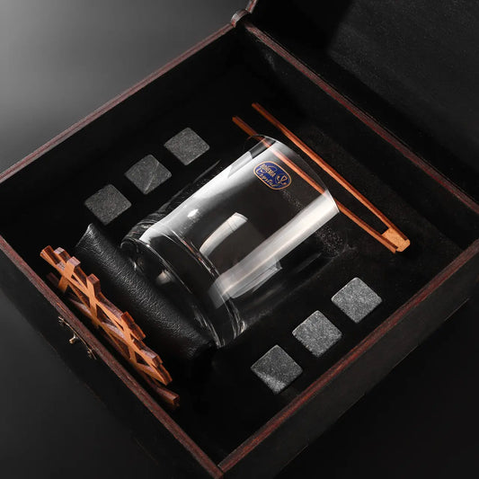 WhiskyStones™ Box of 1 "Bohemia Barline" glass