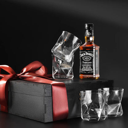 WhiskyStones™ Box of 4 "Bormioli Rocco Casiopea" glasses