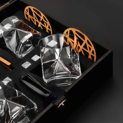 WhiskyStones™ Box of 4 "Bormioli Rocco Casiopea" glasses