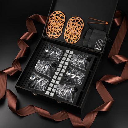 WhiskyStones™ Box of 6 "Bohemia Casablanca" glasses