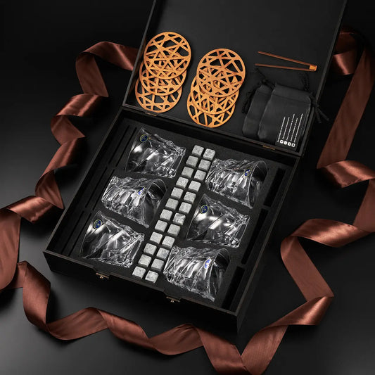 WhiskyStones™ Box of 6 "Bohemia Casablanca" glasses