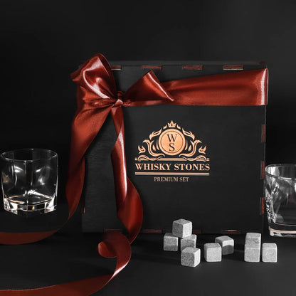 WhiskyStones™ Box of 2 "Bohemia Quadro" glasses