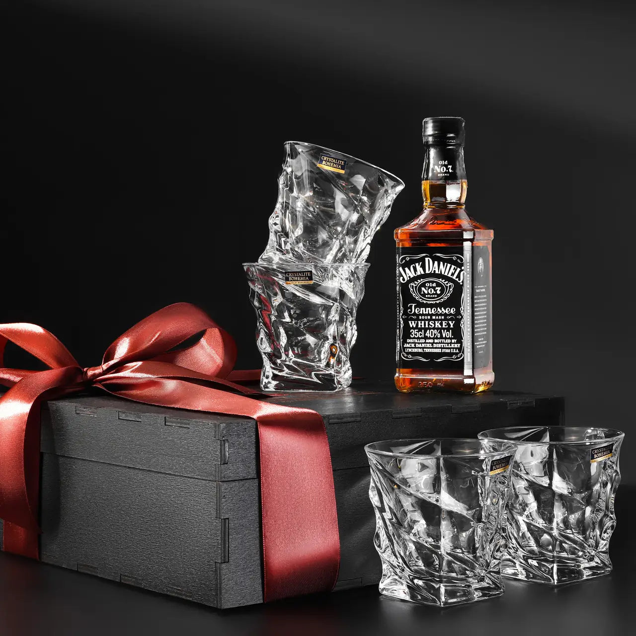 WhiskyStones™ Box of 4 "Bohemia Casablanca" glasses