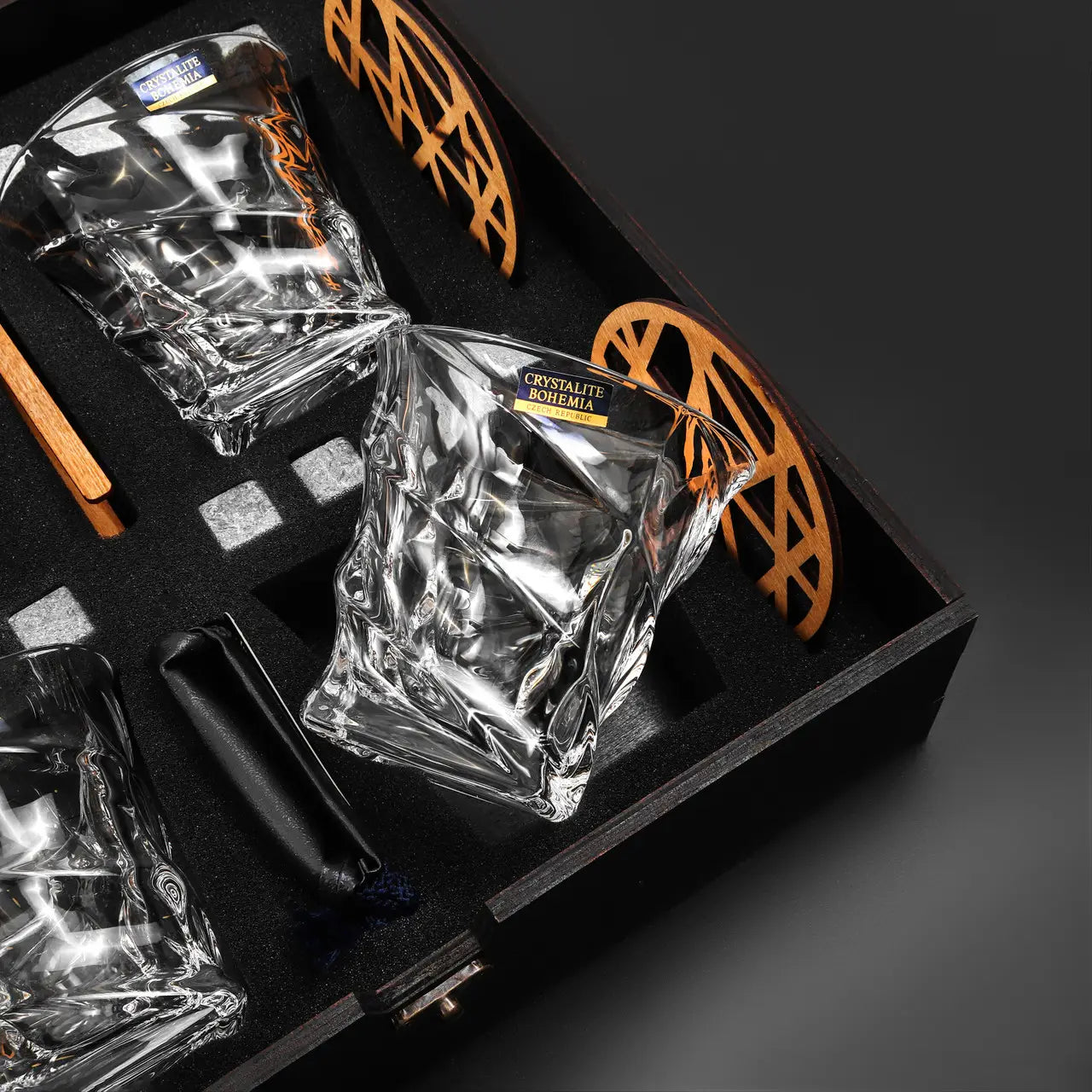 WhiskyStones™ Box of 4 "Bohemia Casablanca" glasses
